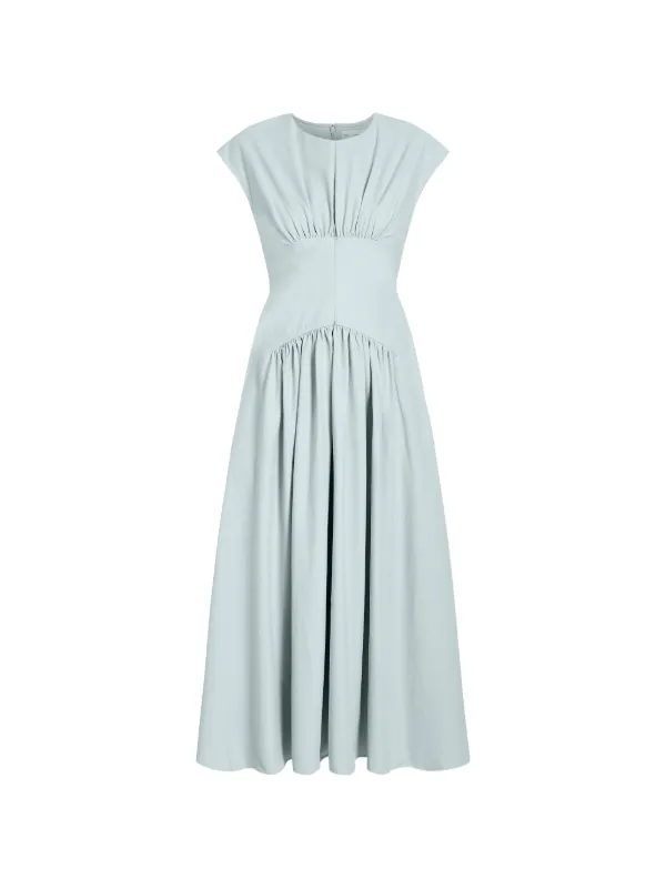 blue proenza schouler dress Proenza Schouler Cutout Jersey Maxi Dress