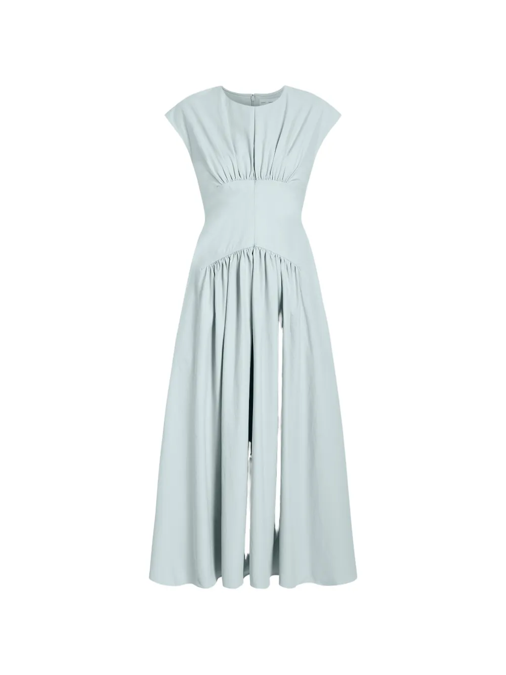Proenza Schouler White Label Nyssa maxi-jurk met ruches Blauw
