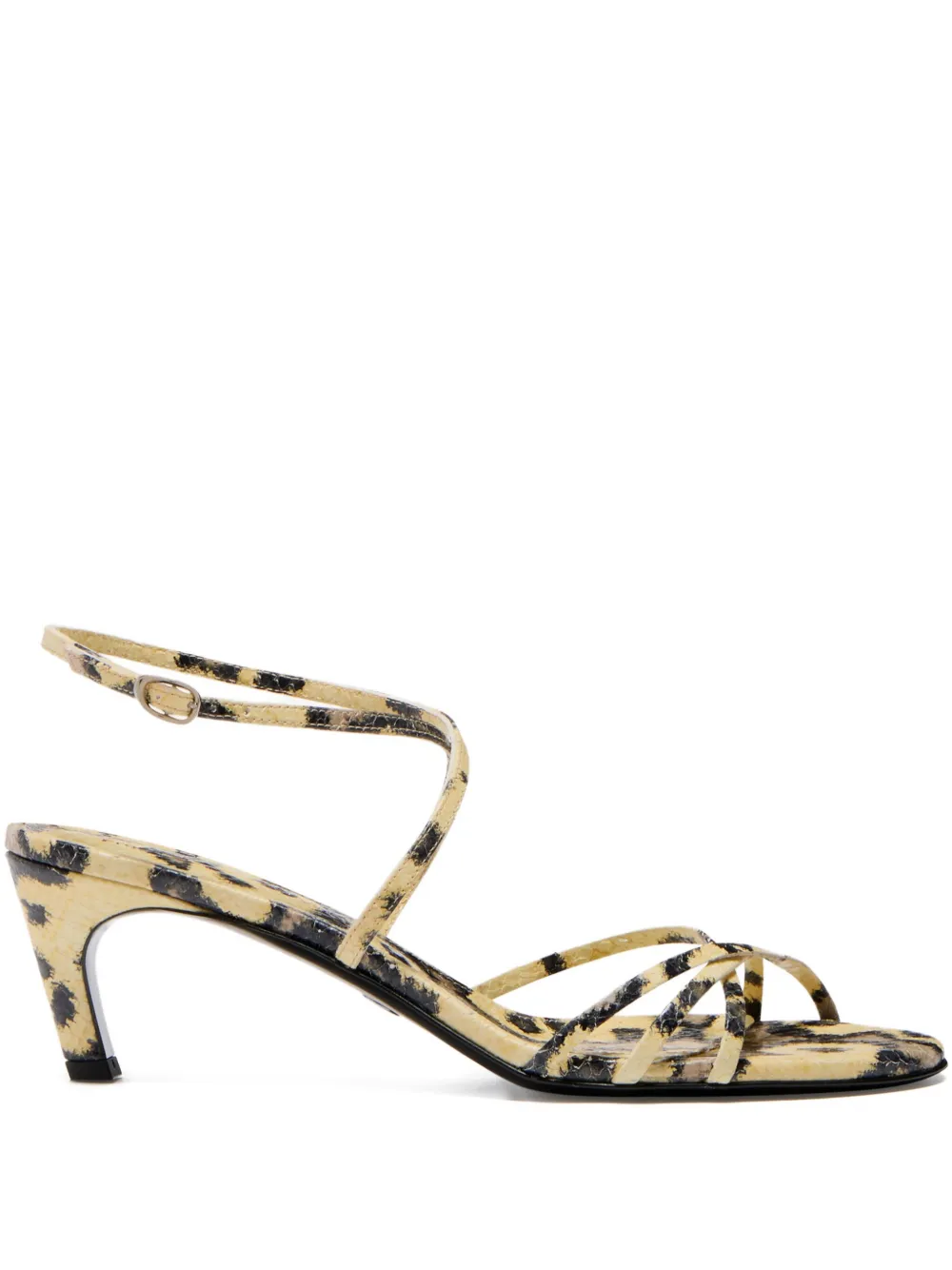 Proenza Schouler Uma embossed-python sandals - Neutrals