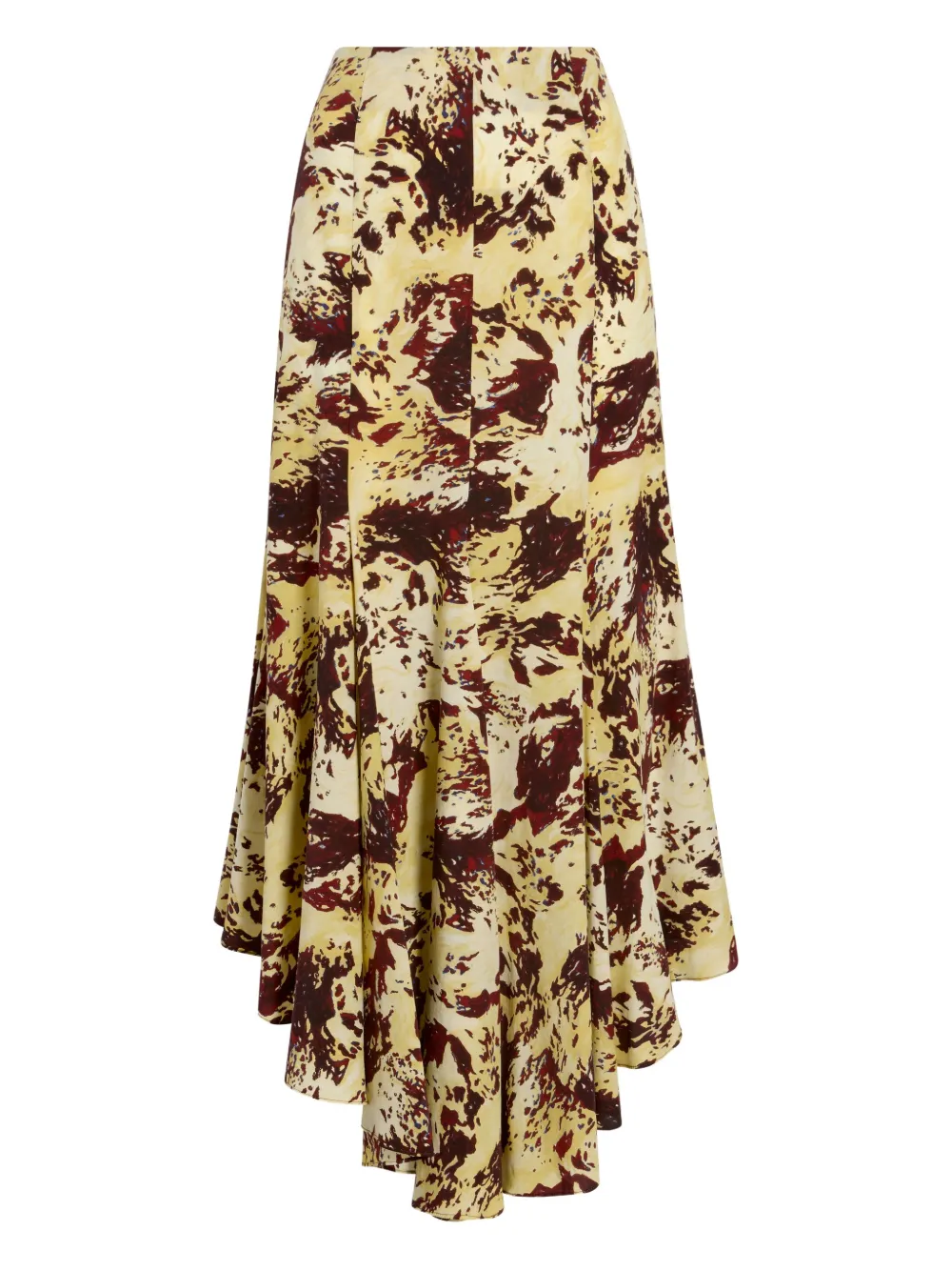 Proenza Schouler Joelle midi-rok met print Geel