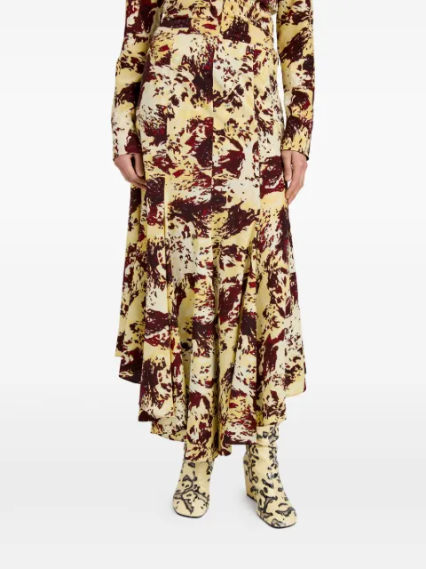 Proenza Schouler jupe mi-longue Joelle imprimée