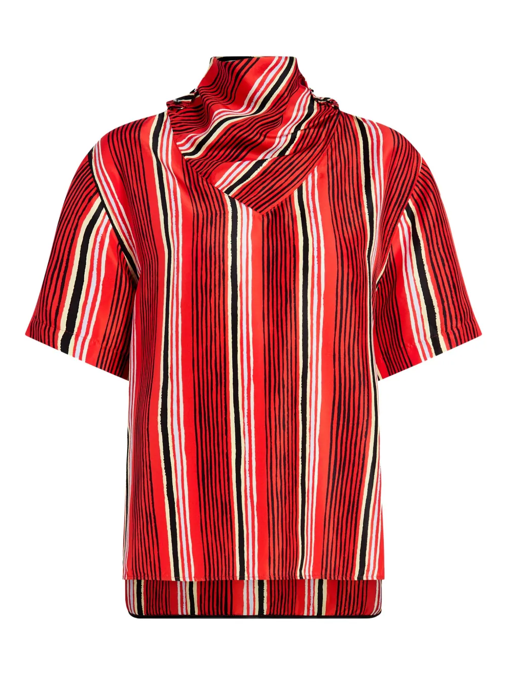 Proenza Schouler Amira striped blouse - レッド