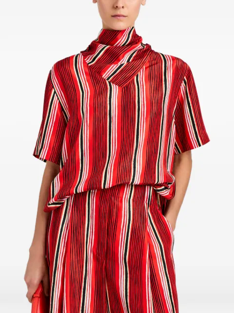Proenza Schouler Amira striped blouse