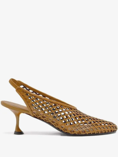 Proenza Schouler Tee perforated slingback pumps