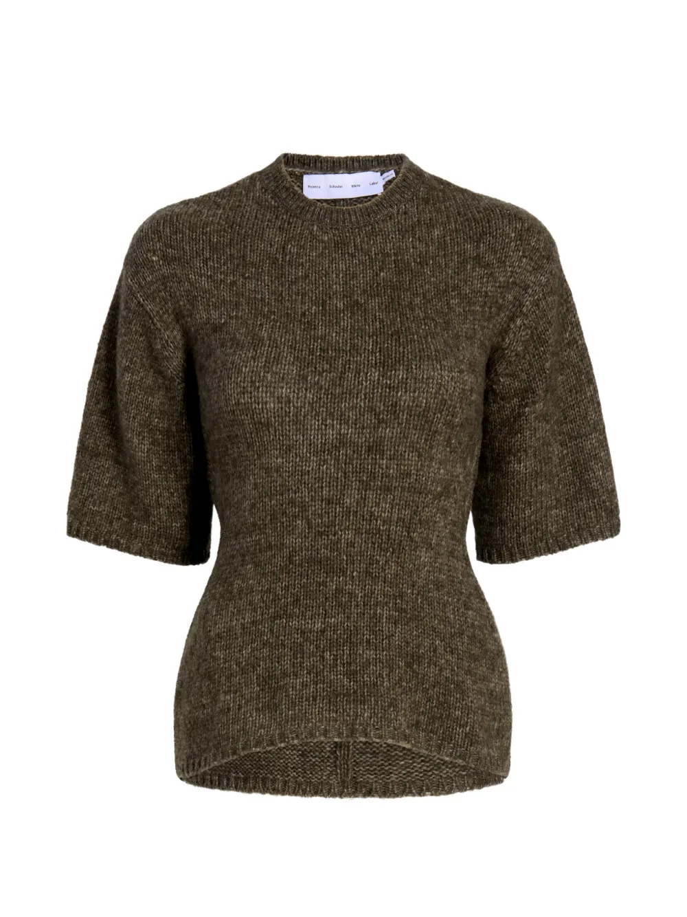 Proenza Schouler White Label Dana trui met korte mouwen Bruin