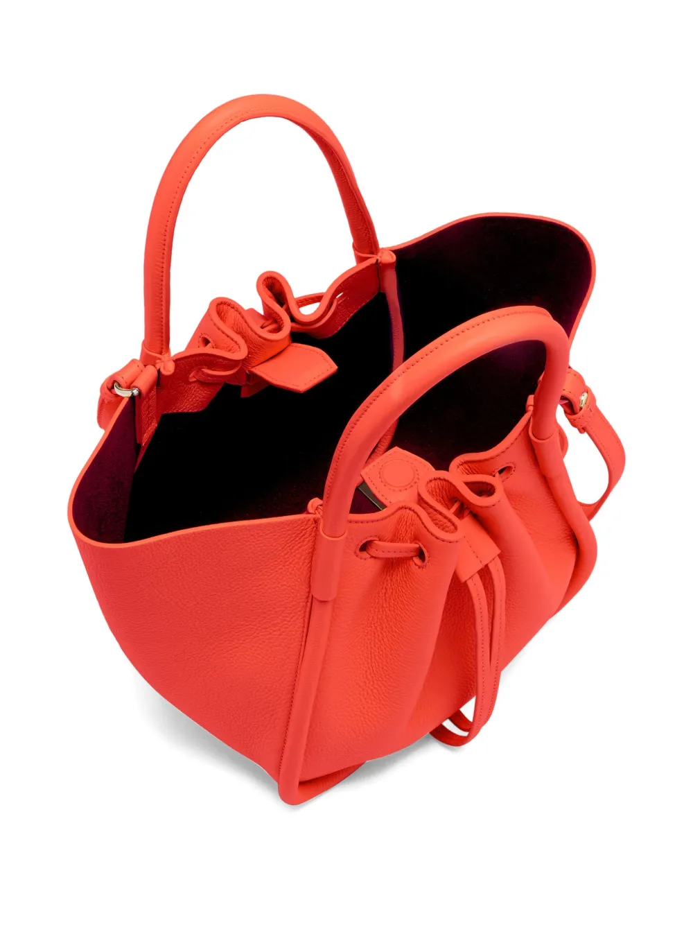Proenza Schouler Small Ruched Tote Bag In Red