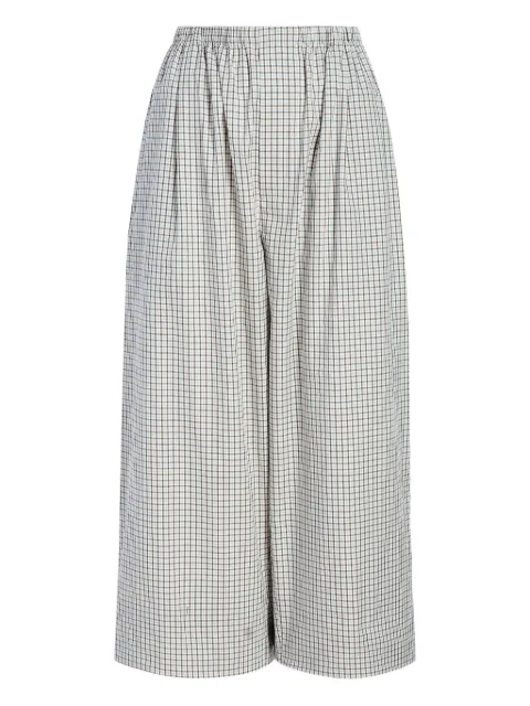 Proenza Schouler White Label Meadow check trousers