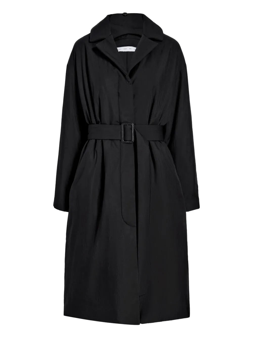Proenza Schouler White Label Belted Saphira Coat - ブラック