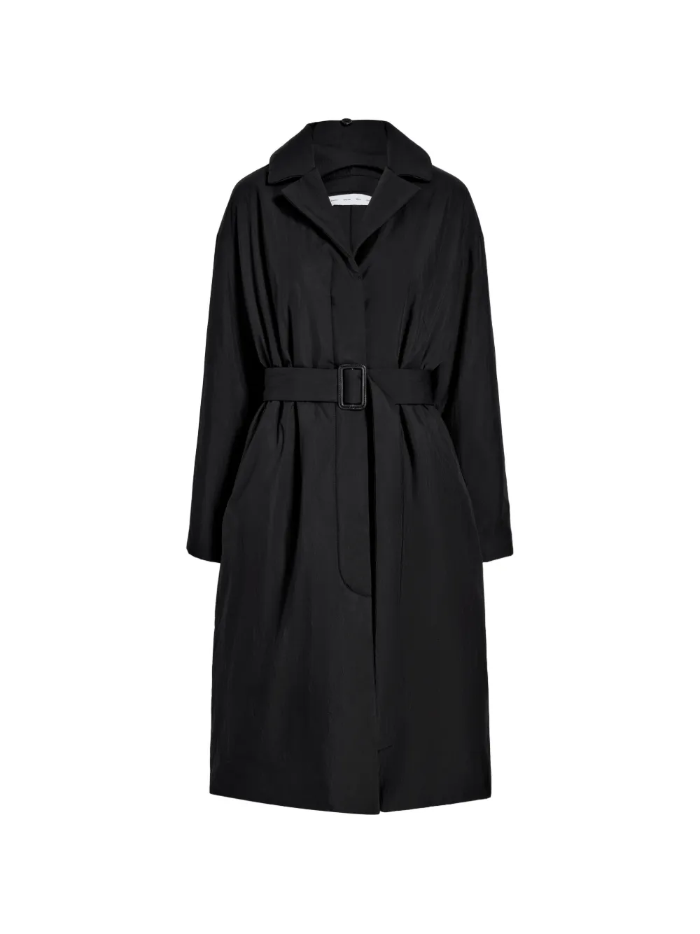 Proenza Schouler White Label Belted Saphira Coat - Schwarz