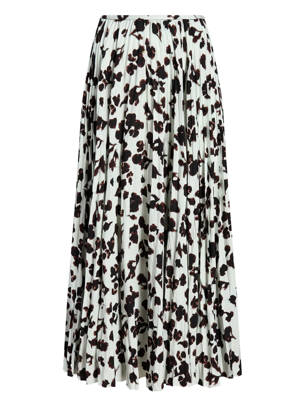 Proenza Schouler White Label printed pleated Runa skirt - ホワイト