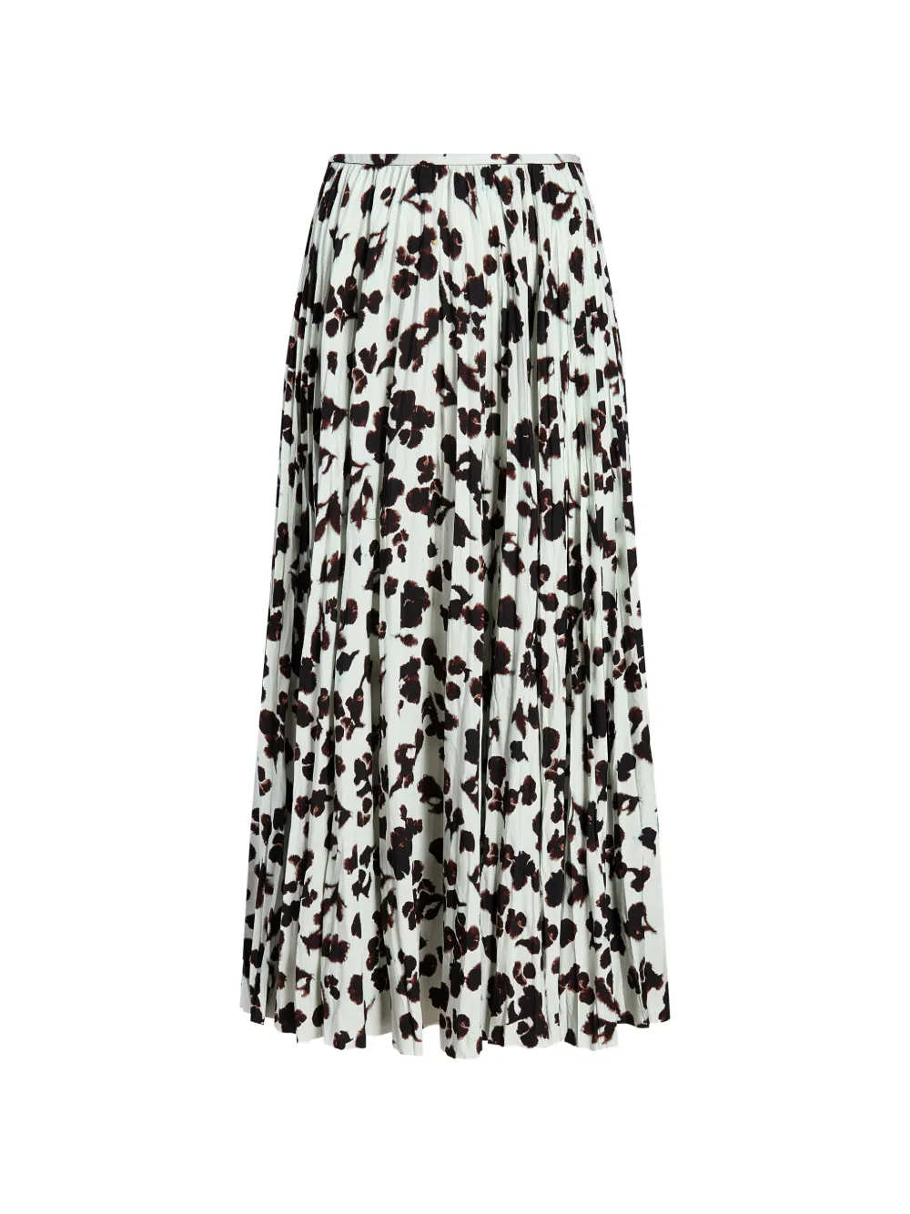 Proenza Schouler White Label printed pleated Runa skirt - Bianco