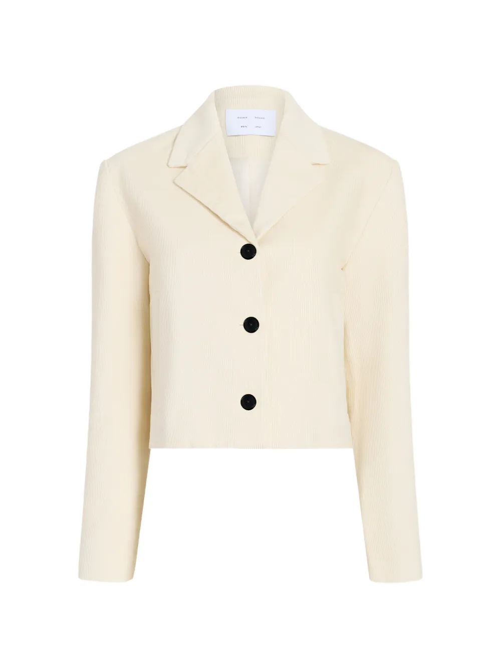 Proenza Schouler White Label Nima corduroy cropped jacket - Toni neutri