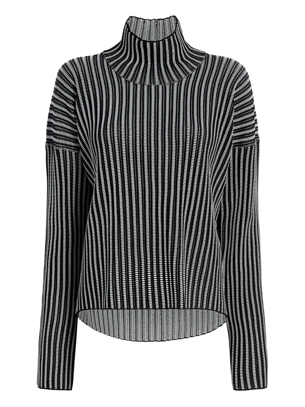 Proenza Schouler White Label ladder stripe knit elysia sweater - ブラック