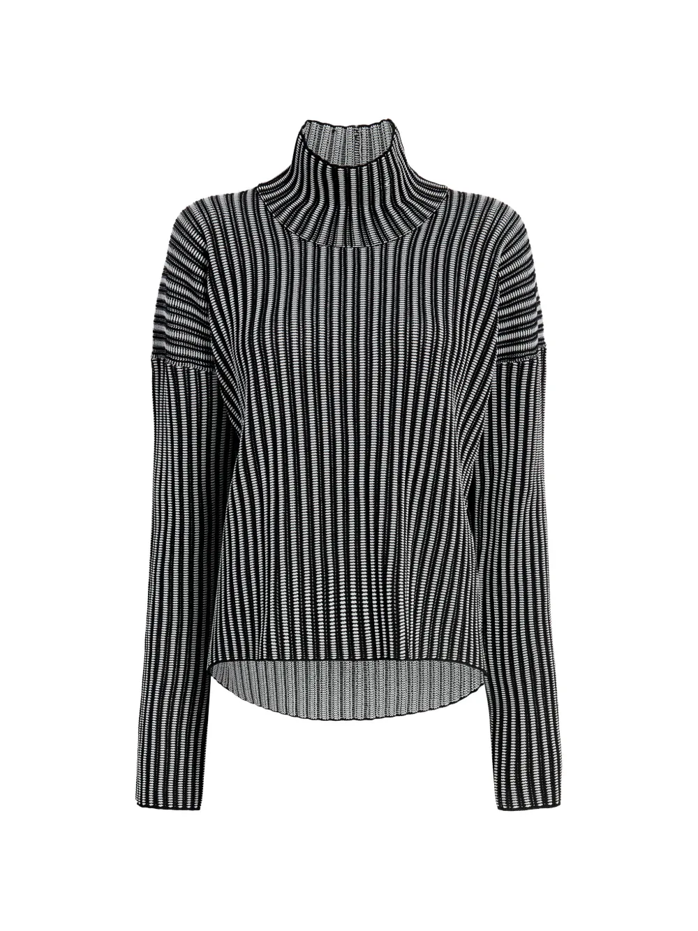 Proenza Schouler White Label ladder stripe knit elysia sweater - Schwarz