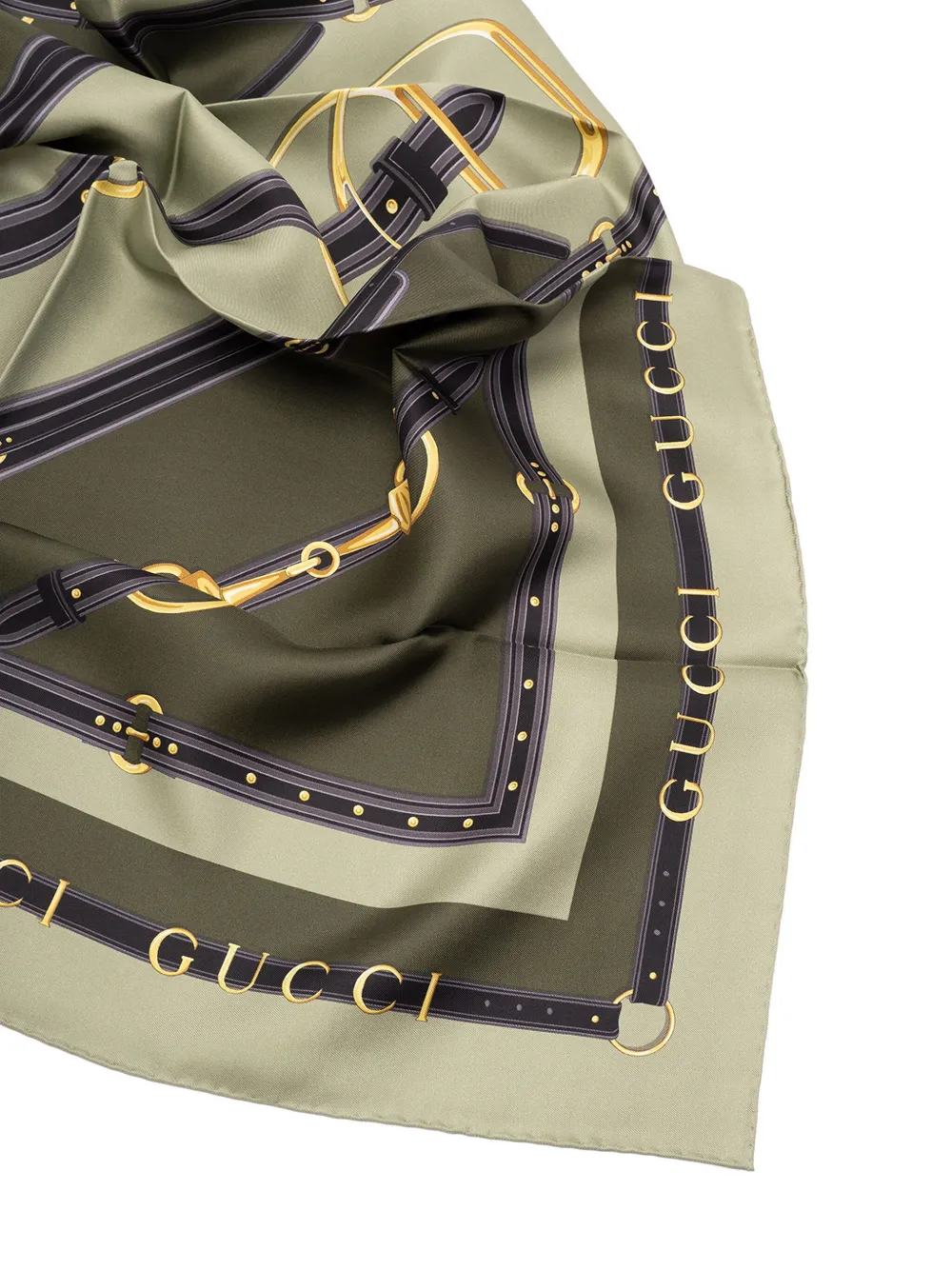 Gucci Zijden sjaal - Groen