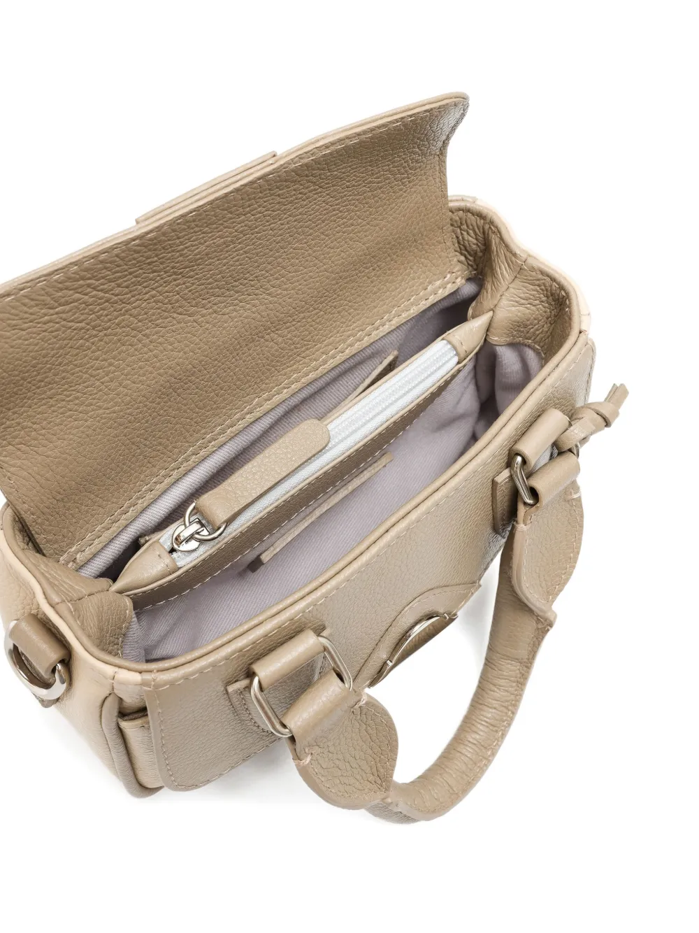 Sarah Chofakian Sarah Turn-lock Mini Bag In Neutral