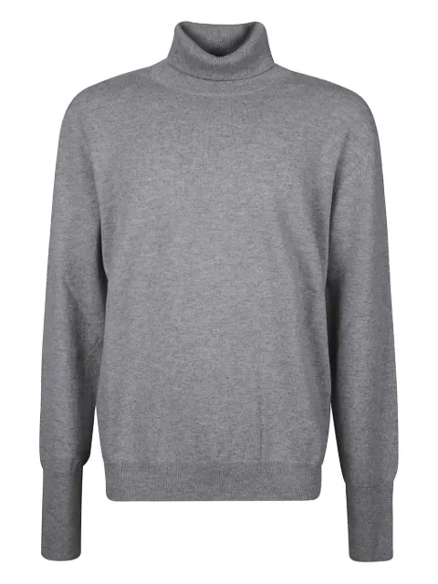 Ballantyne roll-neck metallic sweater