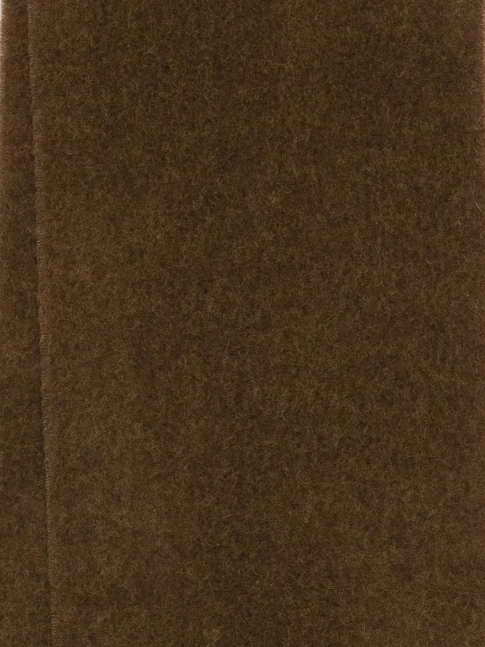 Ami Alexandre Mattiussi Brown Alpaca Off White Scarf In Brown