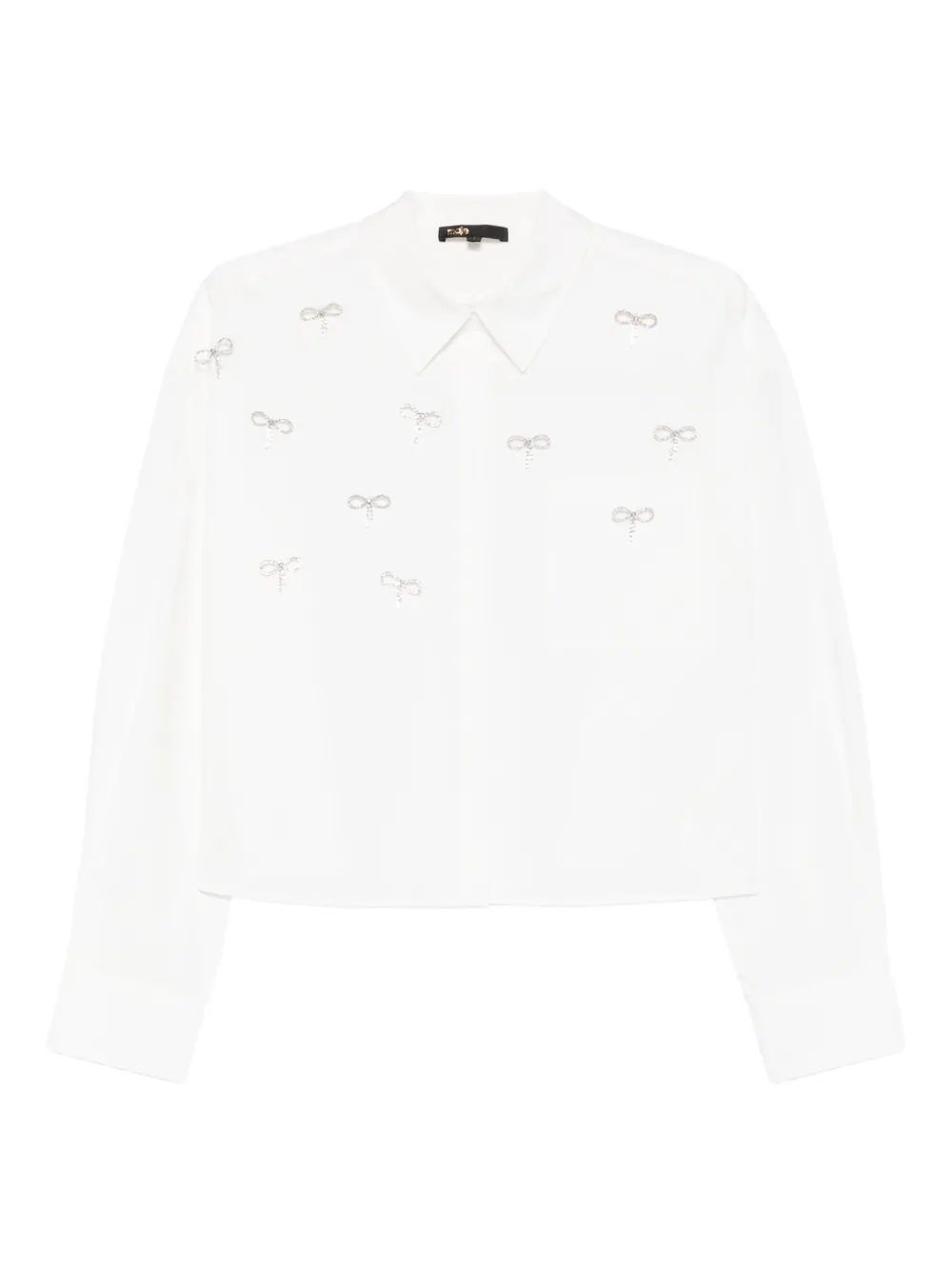 Maje camisa con botones y moño | blanco | Image 1