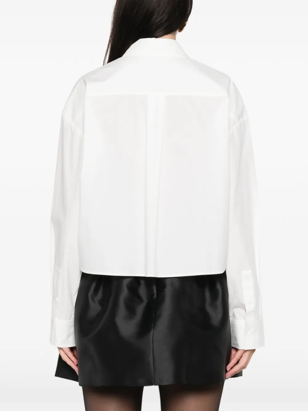 Maje Shirt met verfraaide strik Wit