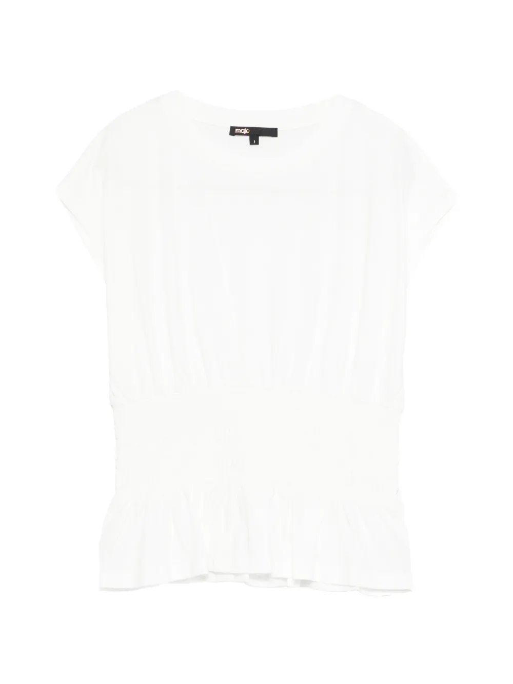 Maje ruffled top - Bianco