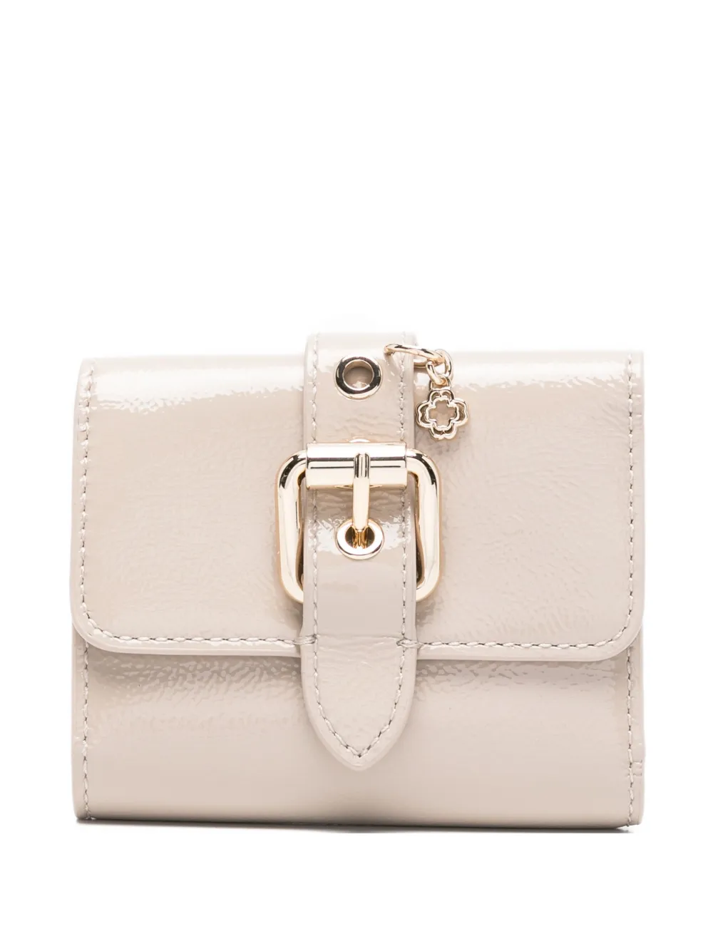 Maje Miss M leather wallet - Toni neutri