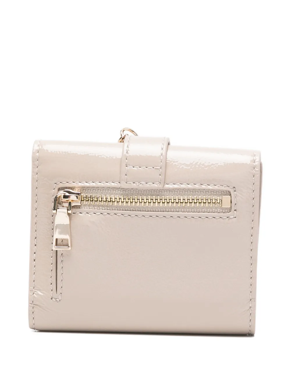  Maje Miss M Leather Wallet - Neutrals 