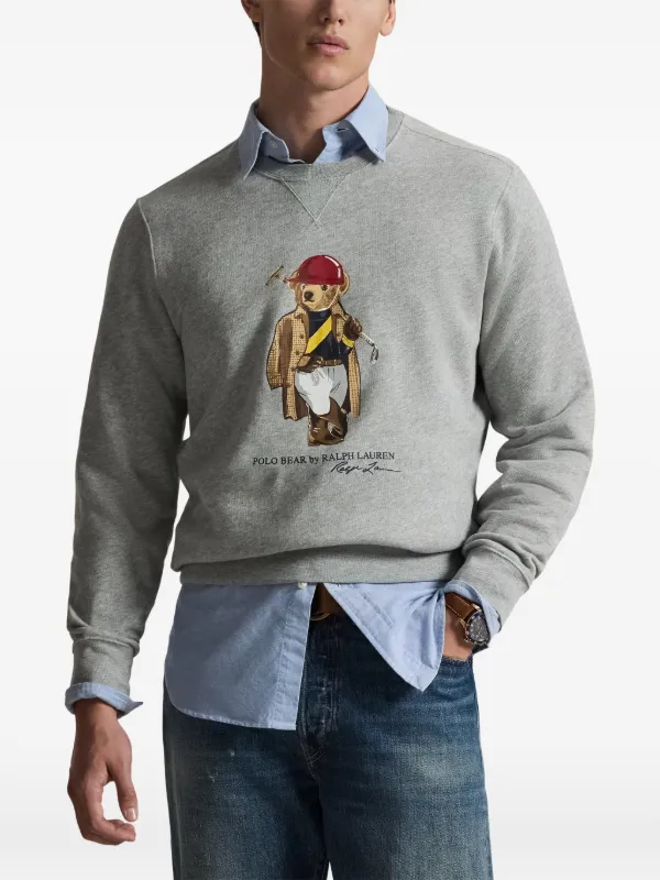 Polo Ralph Lauren ポロベア スウェットシャツ | グレー | FARFETCH JP