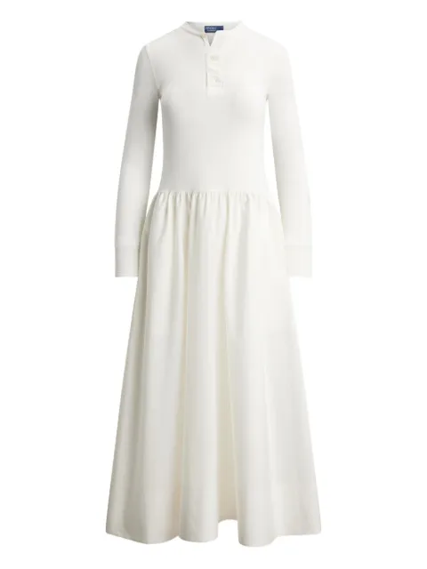 Polo Ralph Lauren Henley-style maxi dress