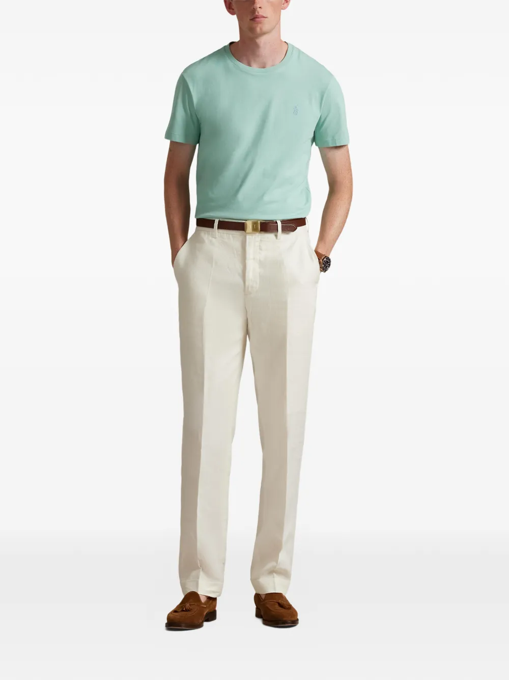 Polo Ralph Lauren T-shirt met ronde hals Groen