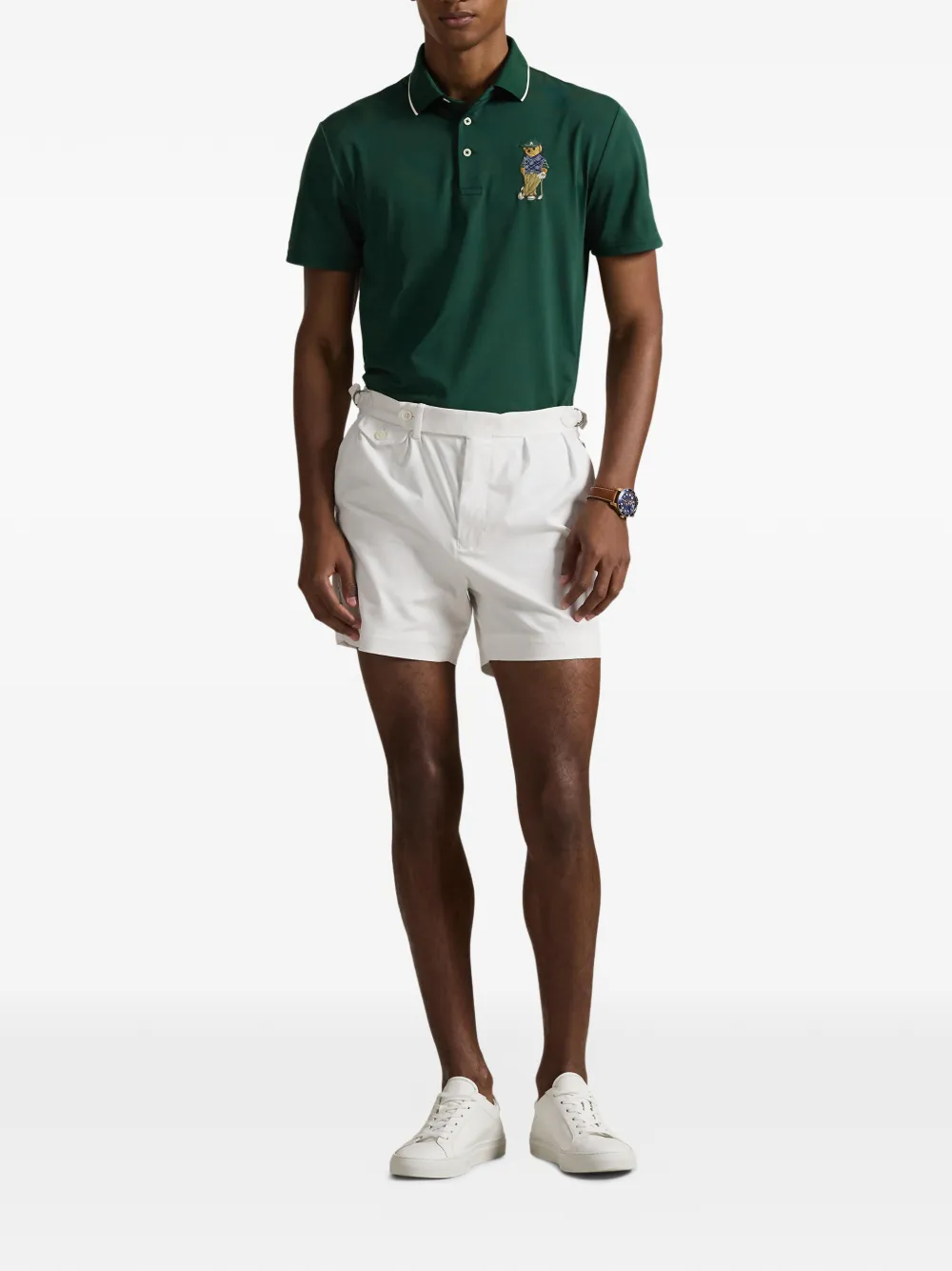 RLX Ralph Lauren embroidered polo shirt - Groen