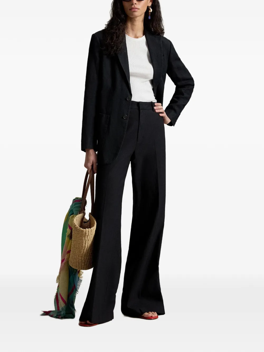 Polo Ralph Lauren Flared broek Zwart
