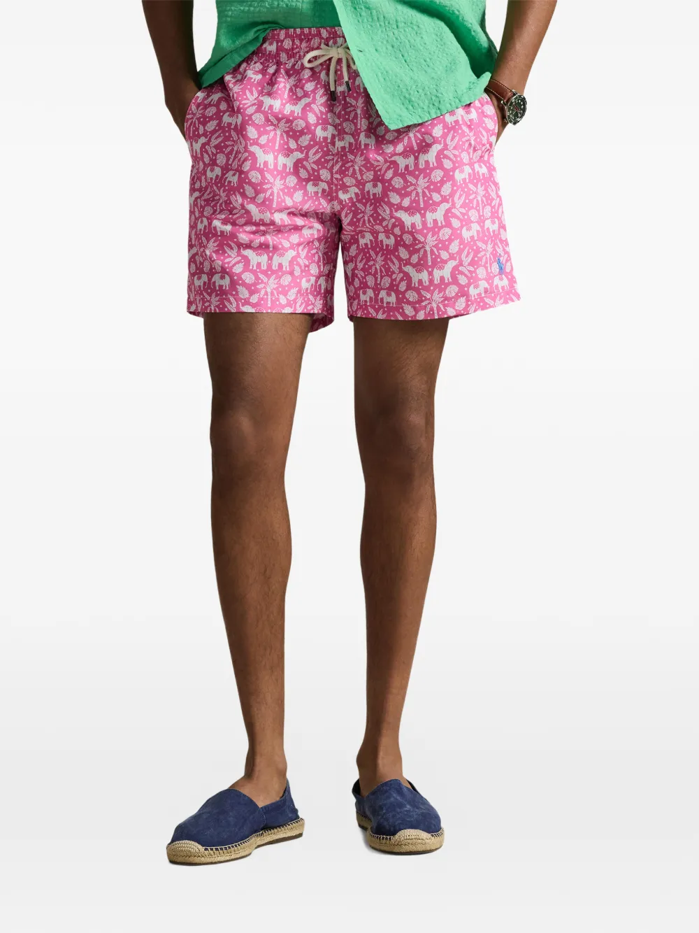 Polo Ralph Lauren Zwembroek met trekkoord Roze