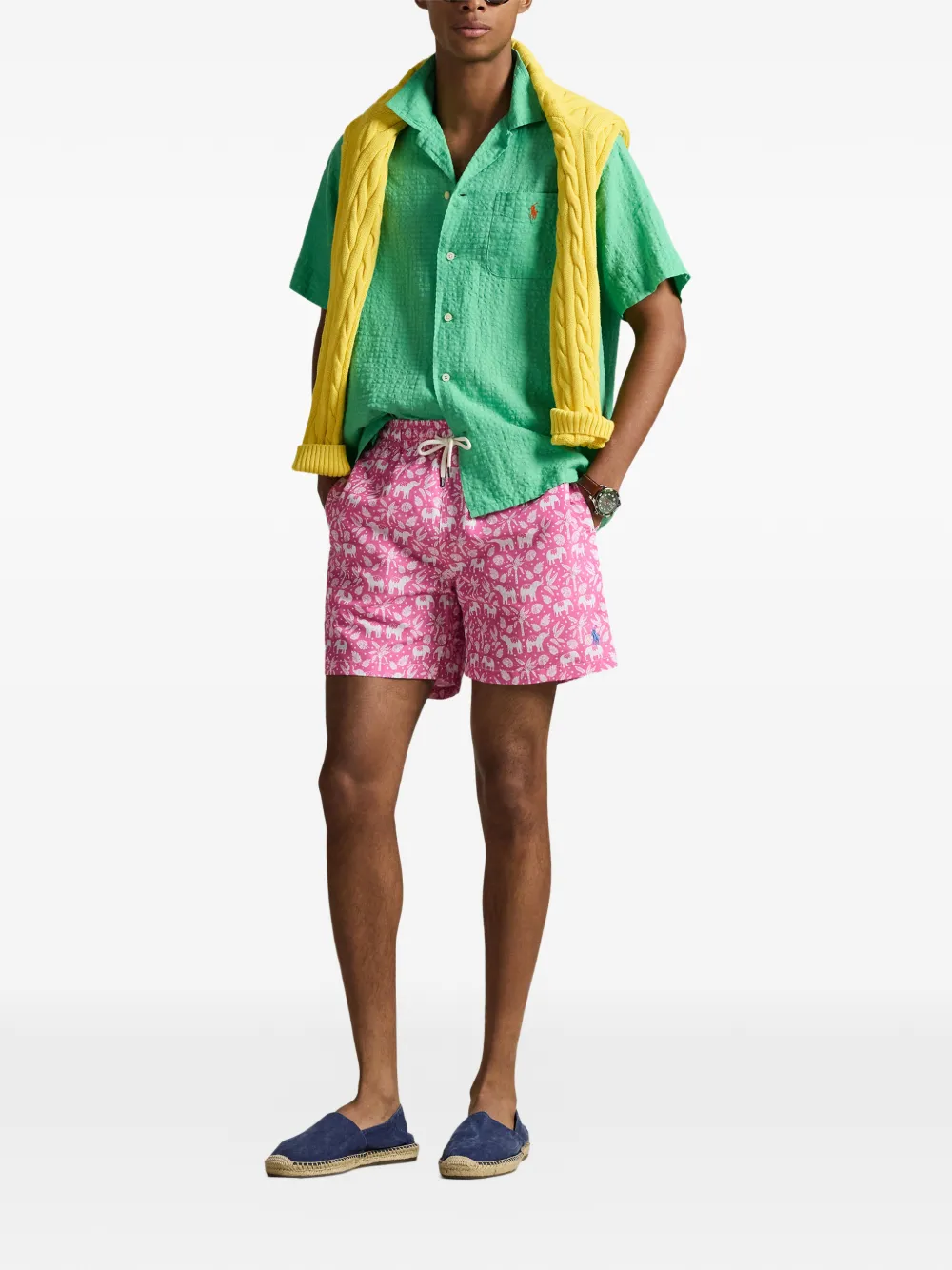 Polo Ralph Lauren Zwembroek met trekkoord Roze