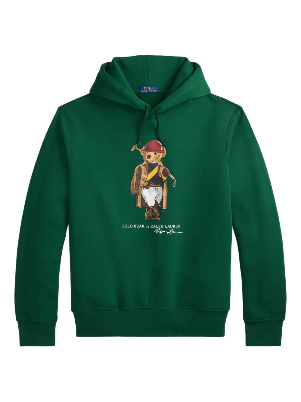 Polo Ralph Lauren Felpa Polo Bear con cappuccio - Verde