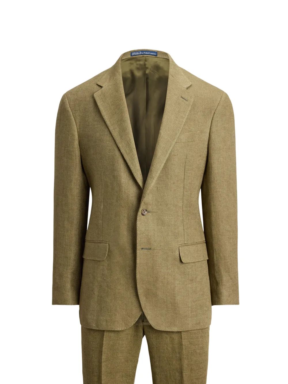 Polo Ralph Lauren buttoned linen suit - Verde