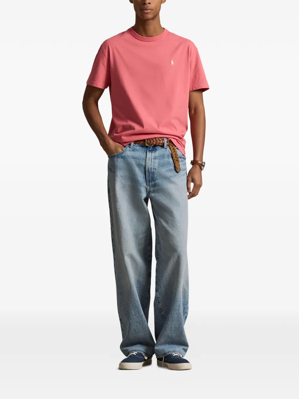 Polo Ralph Lauren T-shirt met ronde hals Rood