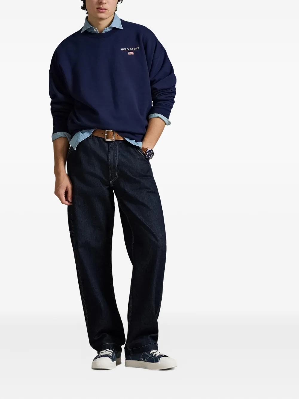 Polo Ralph Lauren Sweater met ronde hals Blauw