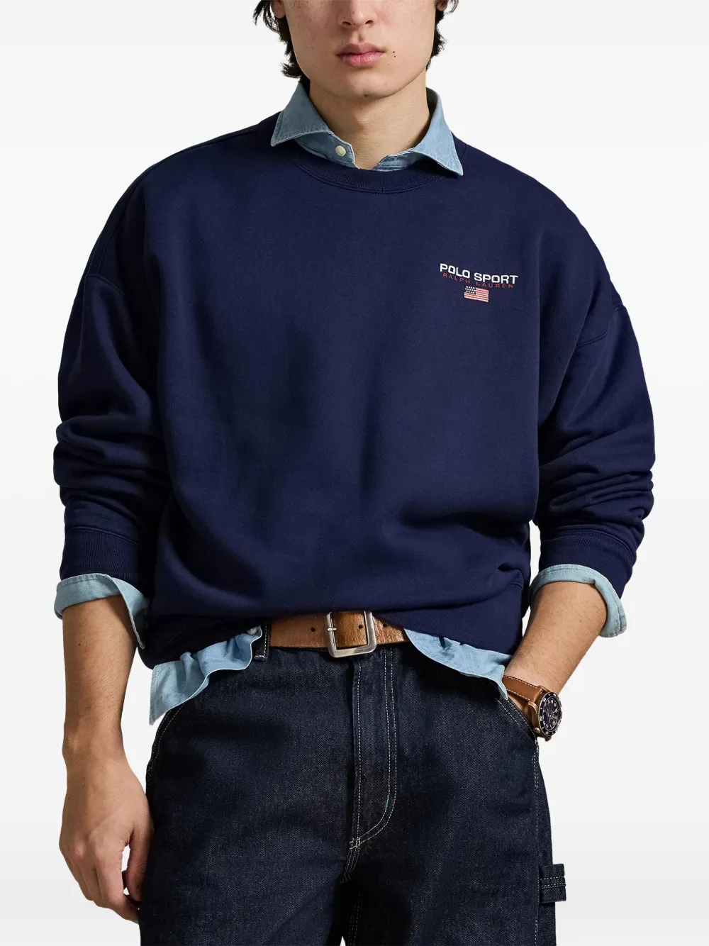 Polo Ralph Lauren Sweater met ronde hals Blauw