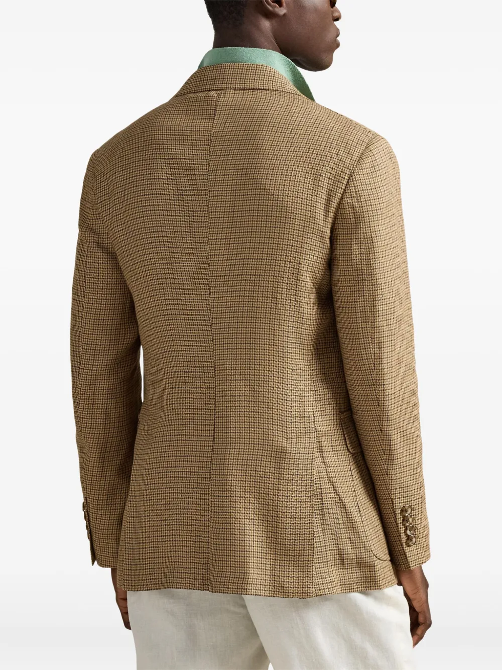 Polo Ralph Lauren Geruite blazer Bruin