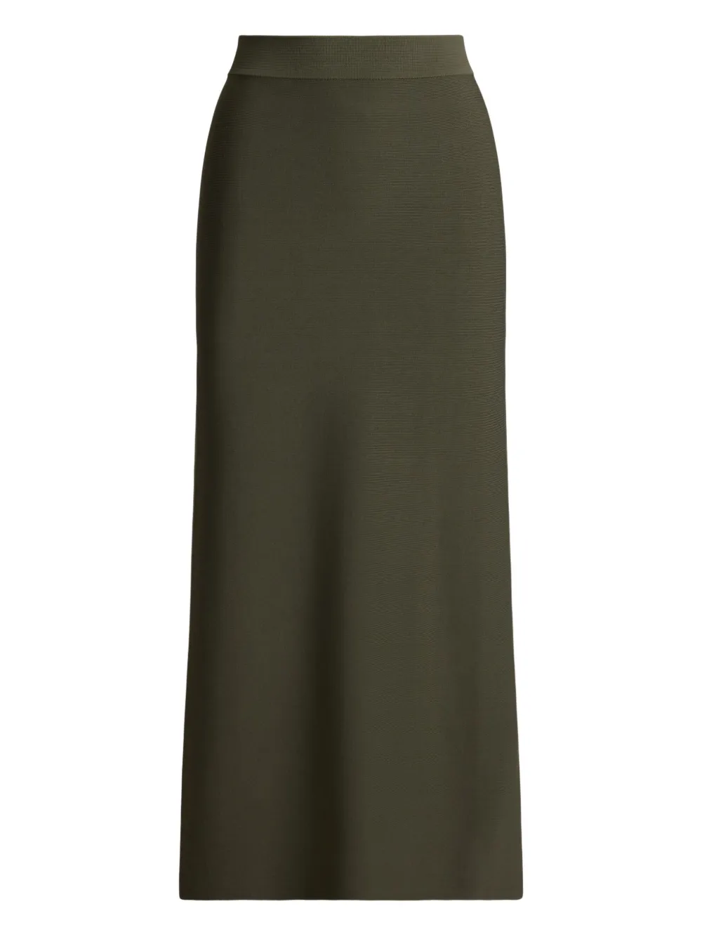 Polo Ralph Lauren Gonna midi a coste - Verde