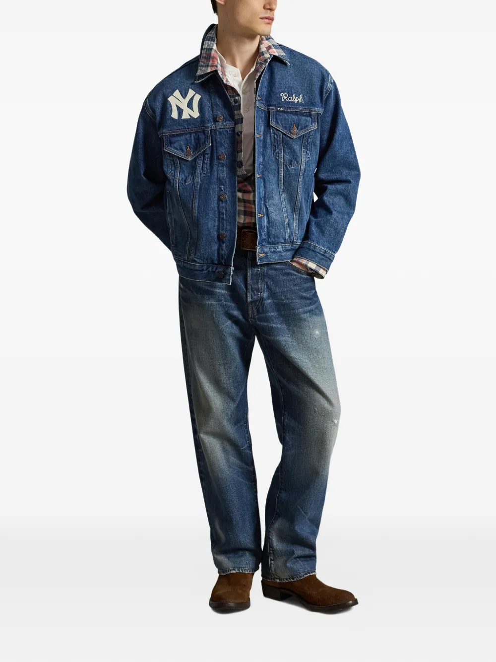 Polo Ralph Lauren New York Yankees Heritage logo-patch Jacket