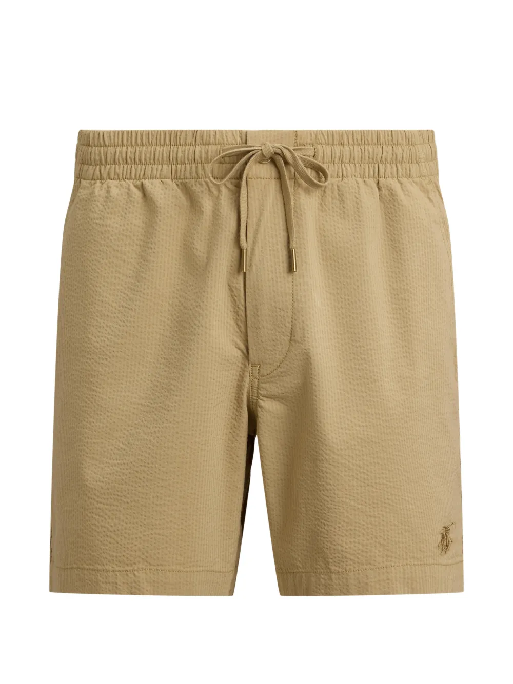 Polo Ralph Lauren logo-embroidered drawstring shorts - Toni neutri