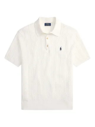 Polo Ralph Lauren Camisa Polo De Tricô | Branco | FARFETCH BR
