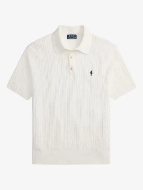 Polo Ralph Lauren ケーブルニット ポロシャツ