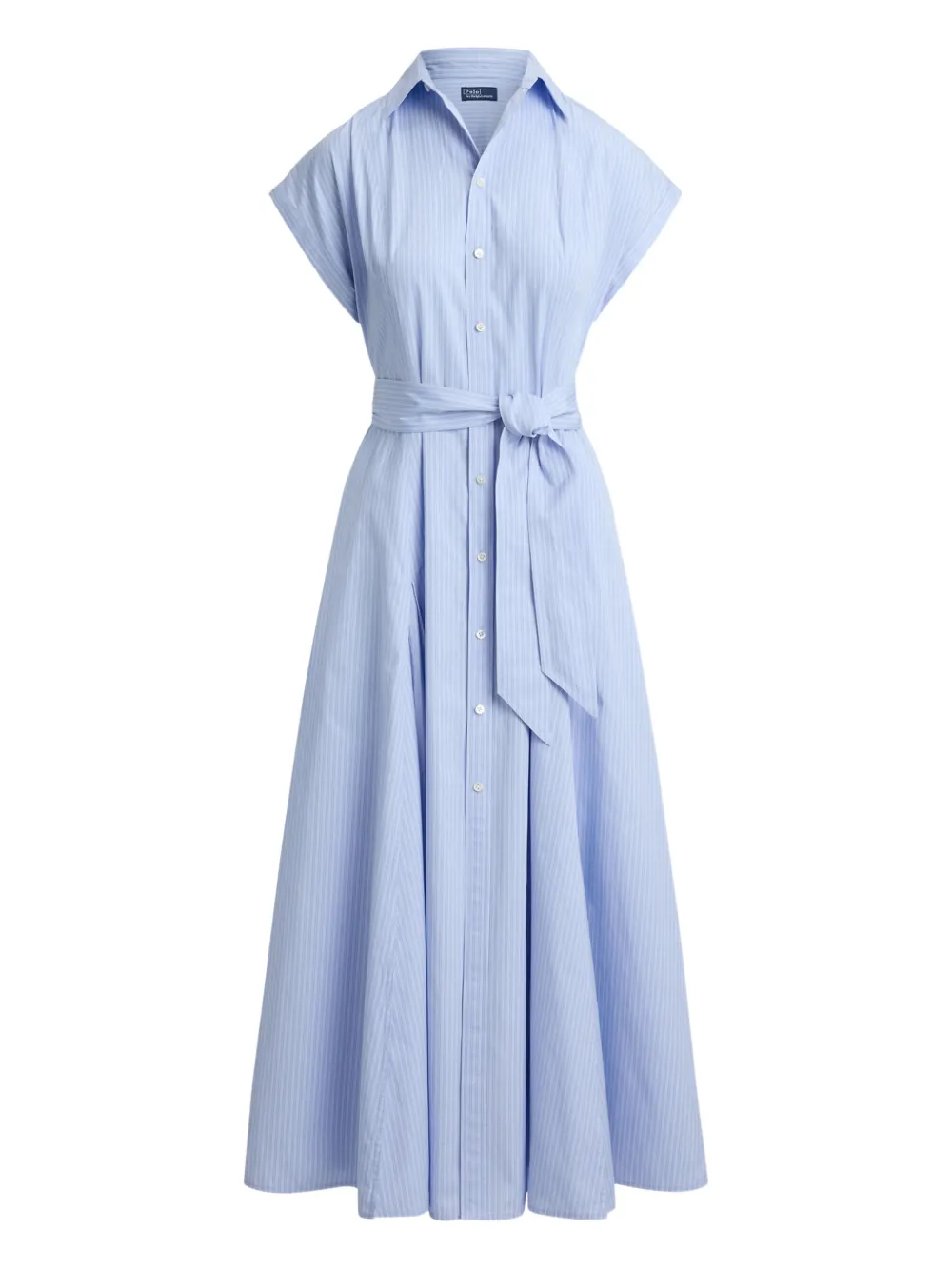 Polo Ralph Lauren Abito Emma lungo a righe - Blu