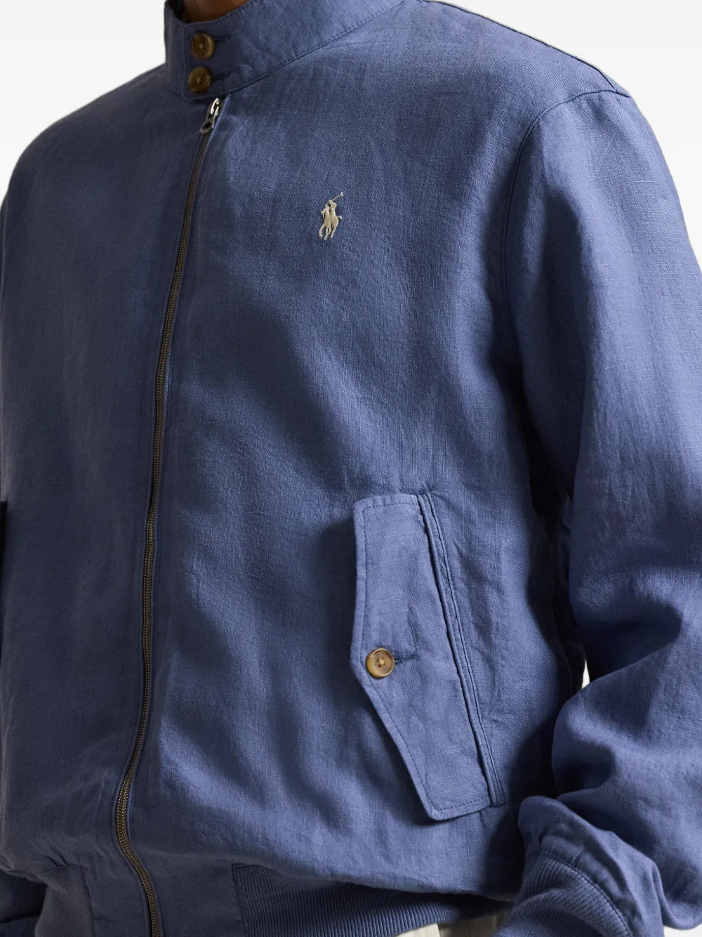 Polo Ralph Lauren Linnen jack Blauw