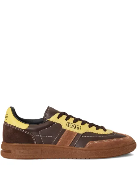 Polo Ralph Lauren tenis Bedford de gamuza con rayas laterales