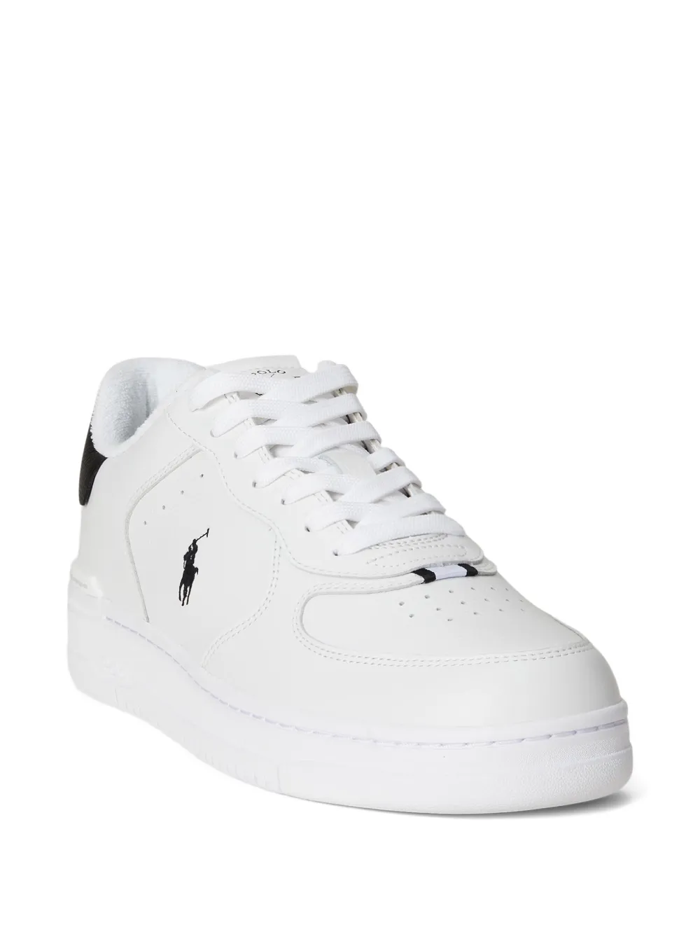 Polo Ralph Lauren Master Park leren sneakers Wit