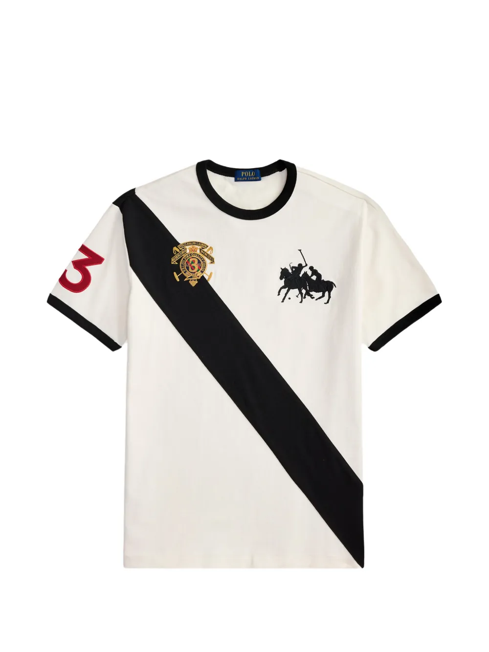 Polo Ralph Lauren logo-detail T-shirt - Toni neutri